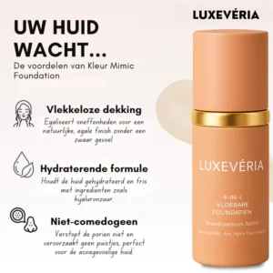 Luxevéria 4-in-1 Vloebare Foundatien 10 Luxevéria 4-in-1 Vloebare Foundatien