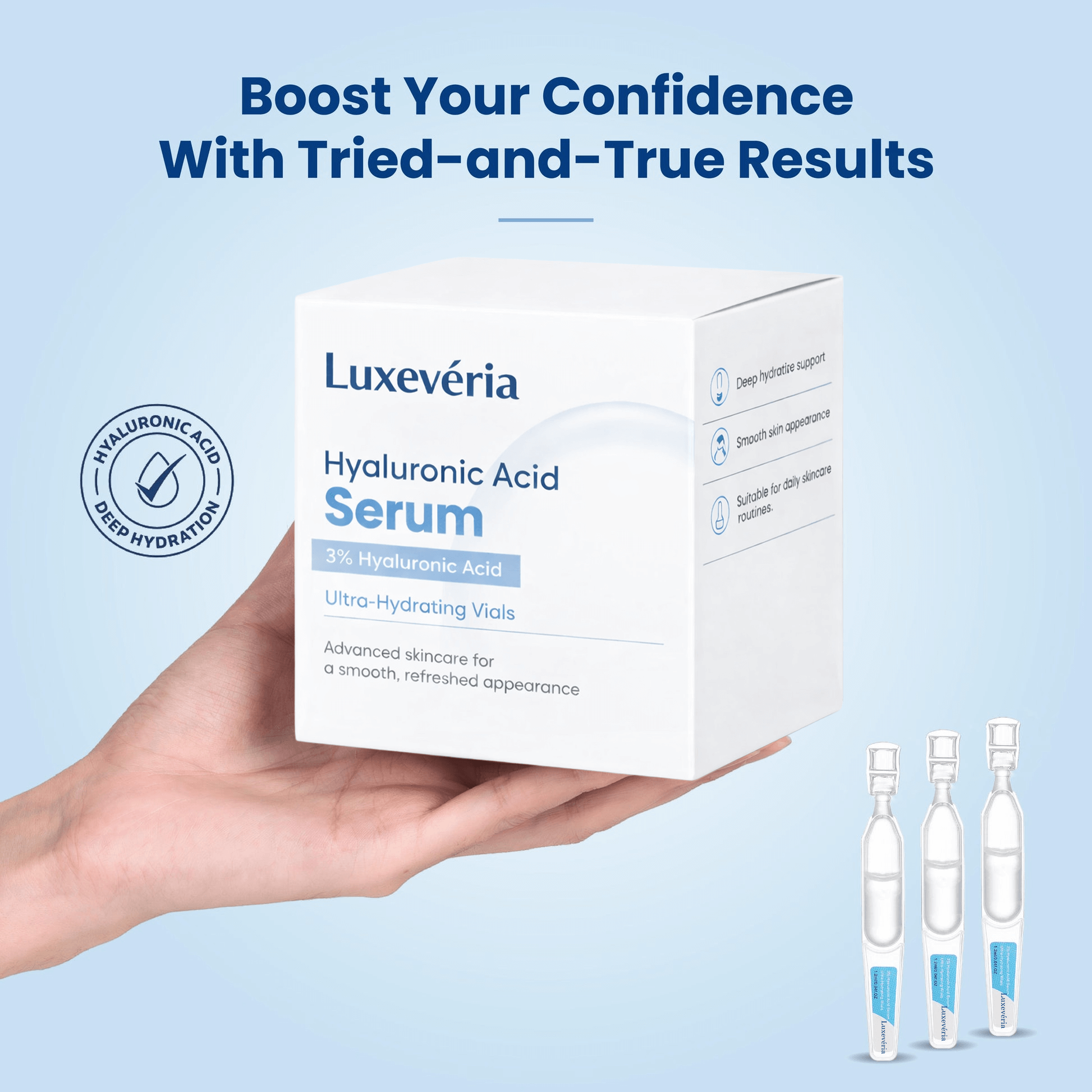 Luxevéria Hyaluronic Acid Ultra Hydrating Serum