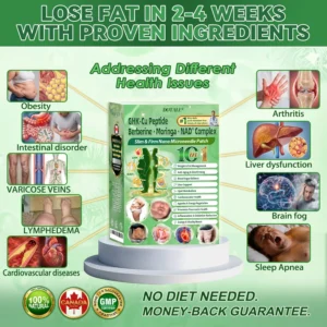 DOTALE GHK Cu Peptide Berberine Moringa NAD+ Complex Patch