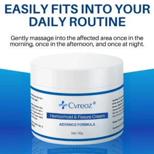Cvreoz Hemorrhoid & Fissure Cream Advance Formula