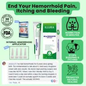 Illura Hemorrhoid Ointment with Aloe