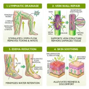 RZXEA™ Next-Gen Lymphatic Drainage & Vein Repair Cream
