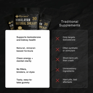 Elycura™ Natural Shilajit Gummies
