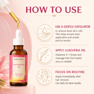 Luxevéria Hair Removal Oil