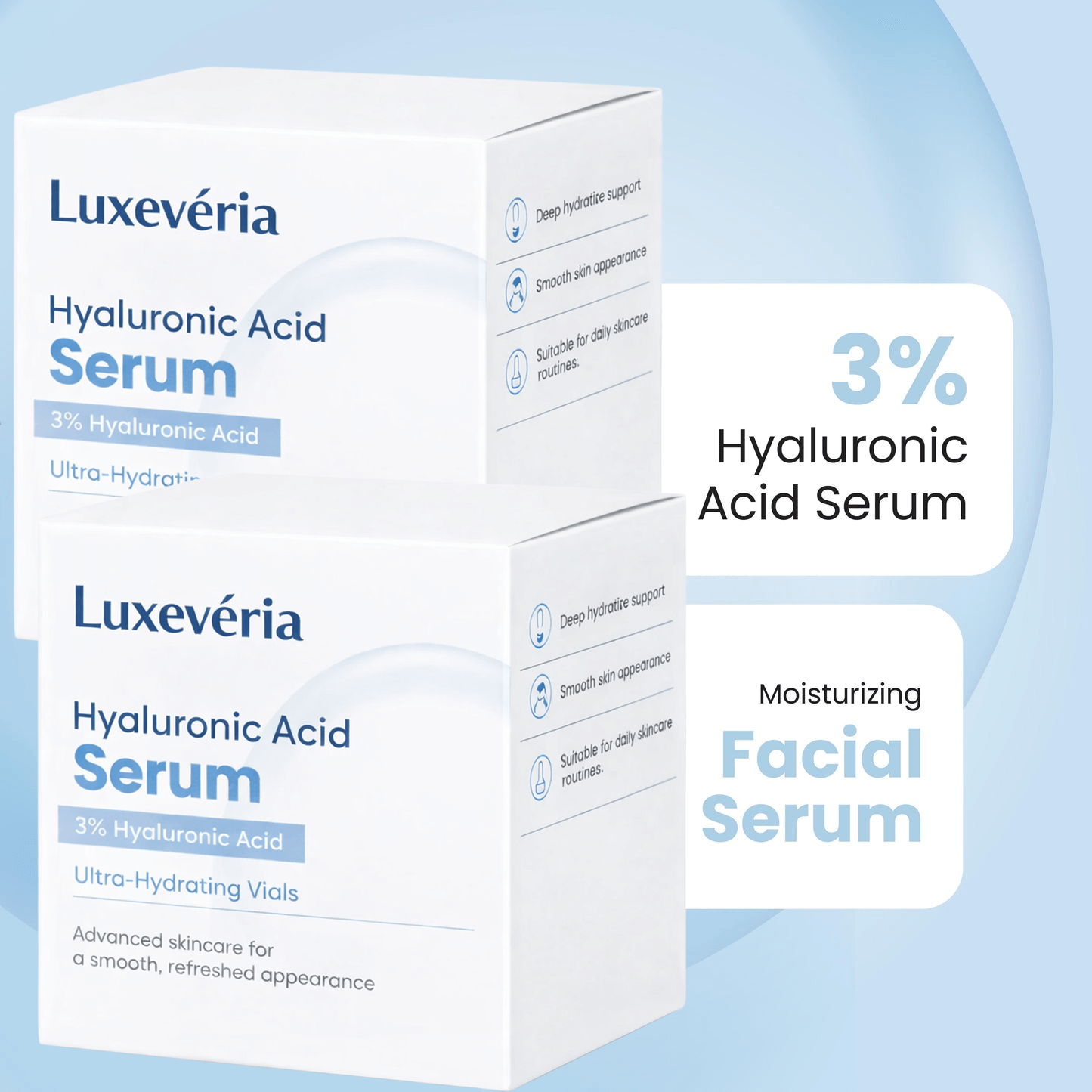 Luxevéria Hyaluronic Acid Ultra Hydrating Serum