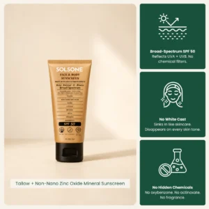 Solsone Face & Body Sunscreen SPF 50