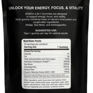 Zenith 3 in 1 Gummies