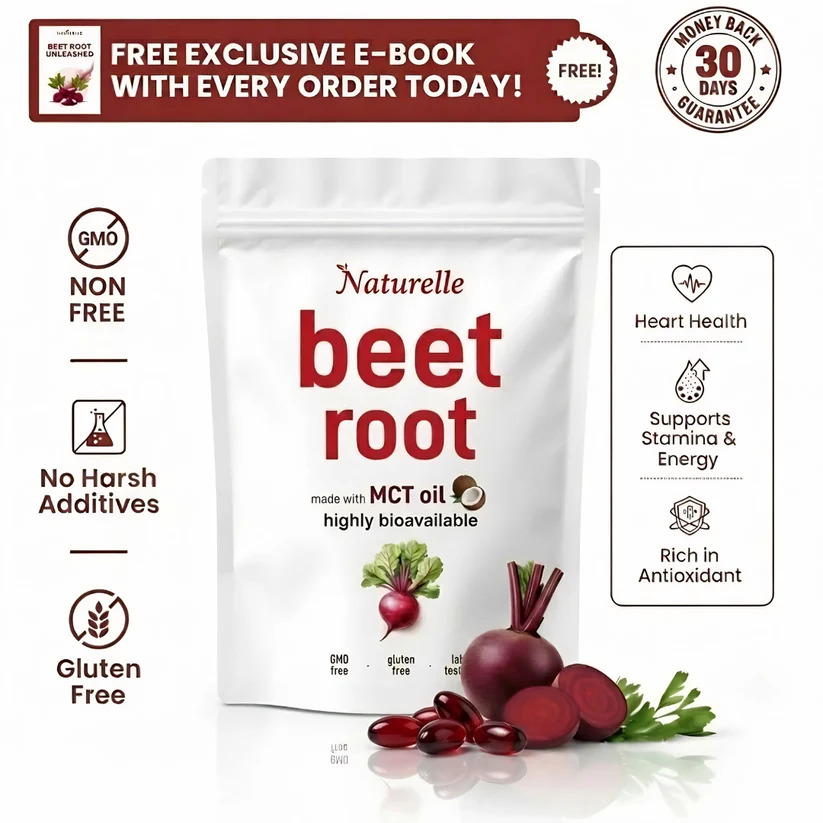 Naturelle™ Beetroot Softgels with MCT Oil